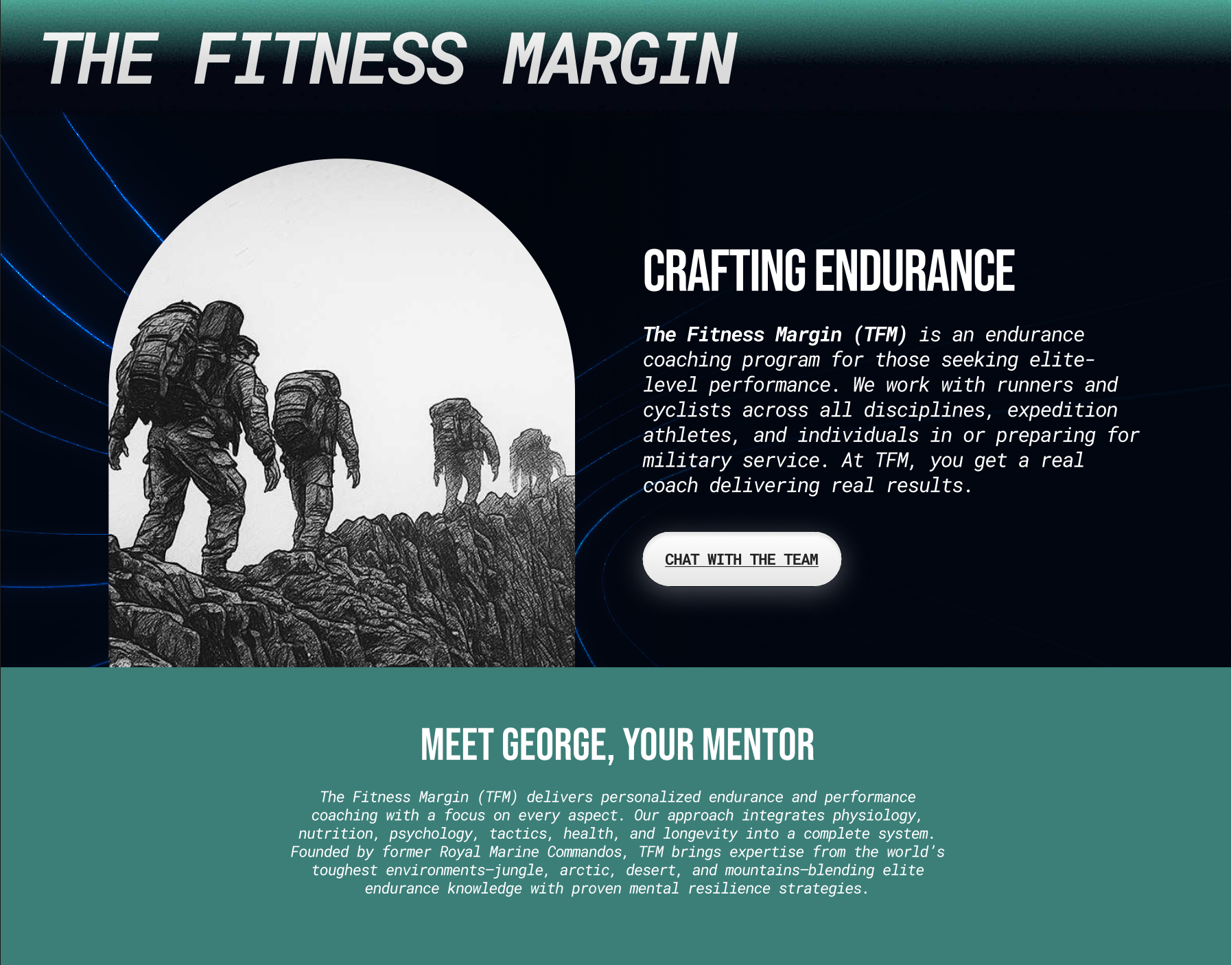 The Fitness Margin. Crafting Endurance